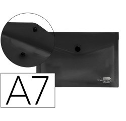 Carpeta liderpapel dossier broche polipropileno din a7 negro opaco