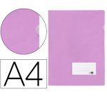 Carpeta liderpapel dossier a4 uñero lavanda opaco