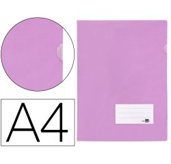 Carpeta liderpapel dossier a4 uñero lavanda opaco