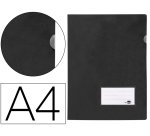 Carpeta liderpapel dossier a4 uñero negro opaco