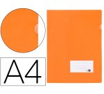 Carpeta liderpapel dossier a4 uñero naranja fluor opaco