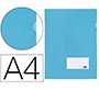 Carpeta liderpapel dossier a4 uñero celeste opaco