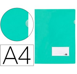 Carpeta liderpapel dossier a4 uñero verde manzana opaco