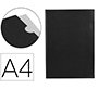Carpeta liderpapel dossier uñero polipropileno din a4 negro opaco 20 hojas