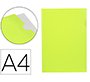 Carpeta liderpapel dossier uñero polipropileno din a4 amarillo fluor opaco 20 hojas
