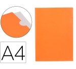 Carpeta liderpapel dossier uñero polipropileno din a4 naranja fluor opaco 20 hojas
