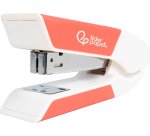 Grapadora liderpapel con regalo de extraegrapas y caja de 1000 grapas 26/6 capacidad 20h color coral