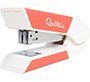 Grapadora liderpapel con regalo de extraegrapas y caja de 1000 grapas 26/6 capacidad 20h color coral