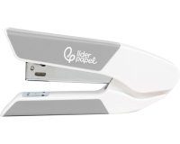 Grapadora liderpapel con regalo de extraegrapas y caja de 1000 grapas 26/6 capacidad 20h color gris