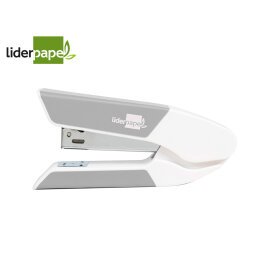 Grapadora liderpapel con regalo de extraegrapas y caja de 1000 grapas 26/6 capacidad 20h color gris