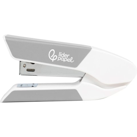 Grapadora liderpapel con regalo de extraegrapas y caja de 1000 grapas 26/6 capacidad 20h color gris