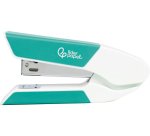 Grapadora liderpapel con regalo de extraegrapas y caja de 1000 grapas 26/6 capacidad 20h color turquesa