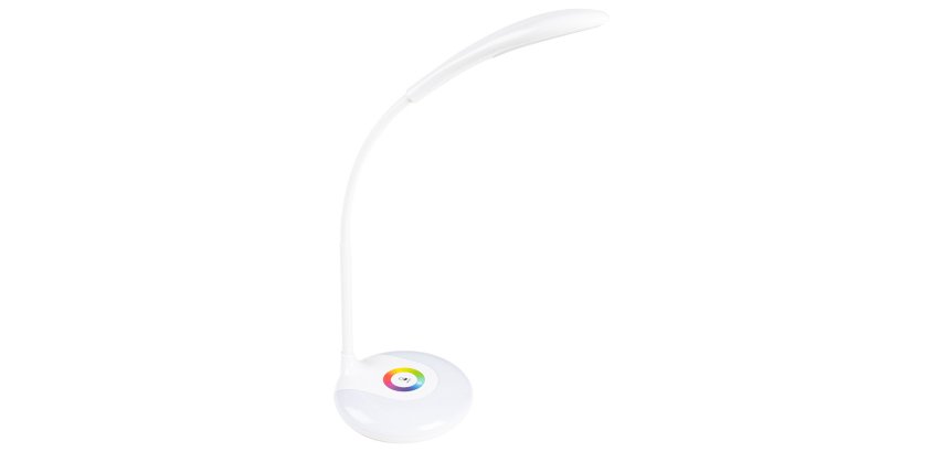 Lampara infantil liderpapel sobremesa recargable abs 16 led 3.7w sensor 3 niveles color blanco