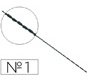 Pelos de segueta espiral nº1 caja de 144 unidades