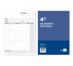 Talonario liderpapel facturas cuarto original t117 sin i.v.a