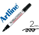 Rotulador artline pizarra ek-500 negro punta redonda 2 mm recargable