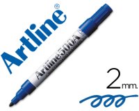 Rotulador artline pizarra ek-500 azul punta redonda 2 mm recargable