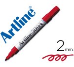 Rotulador artline pizarra ek-500 rojo punta redonda 2 mm recargable