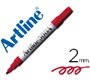 Rotulador artline pizarra ek-500 rojo punta redonda 2 mm recargable
