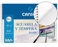 Bloc dibujo acuarela din a3 espiral 32.5x46 cm 10 hojas de 370 gr/m2
