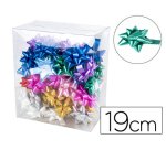 Lazo fantasia liderpapel 19 mm caja de 50 unidades colores surtidos