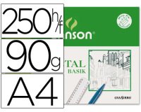 Papel vegetal guarro din a4 90-95 gr hoja
