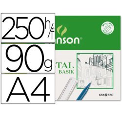 Papel vegetal guarro din a4 90-95 gr hoja