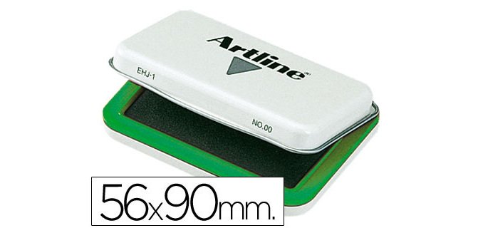 Tampon artline nº0 verde 56x90 mm