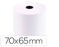 Rollo sumadora q-connect electro 70 mm ancho x 65 mm diametro sin bisfenol a
