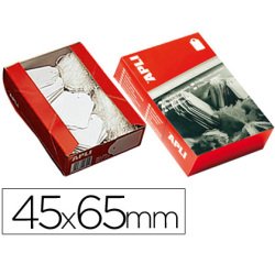 Etiquetas colgantes apli 395 45x65 mm caja de 400 unidades