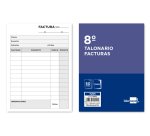 Talonario liderpapel facturas 8º original y copia t201 sin i.v.a.