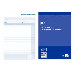 Talonario liderpapel pedidos folio original y copia t225