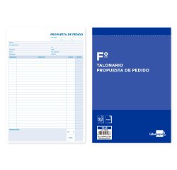 Talonario liderpapel pedidos folio original y 2 copias t325