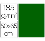 Cartulina guarro verde billar 50x65 cm 185 gr