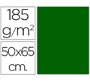 Cartulina guarro verde billar 50x65 cm 185 gr