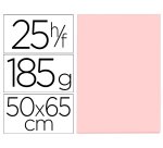 Cartulina guarro rosa 50x65 cm 185 gr