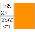 Cartulina guarro naranja 50x65 cm 185 gr