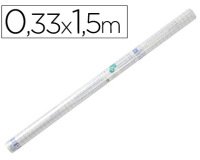 Rollo plástico adhesivo Liderpapel 0.33x1.50 