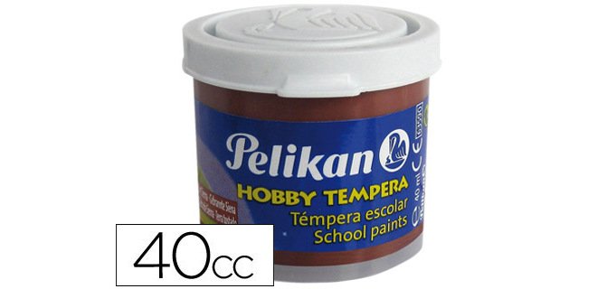 Témpera escolar Hobby Pelikan - Bote de 40 cc