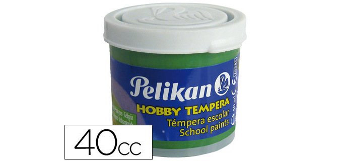 Tempera hobby 40 cc verde amarillo -n.155