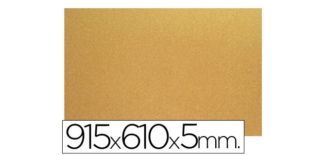 Corcho 91,5x61 cm grosor 5 mm unidad