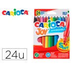 Rotulador carioca joy caja de 24 unidades colores surtidos