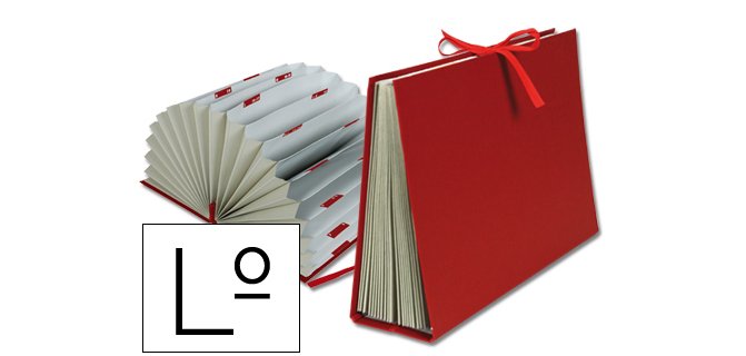 Carpeta fuelle liderpapel letras carton forrado burdeos