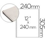 Papel continuo 240x12 blanco 2 hojas caja de 1500 juegos