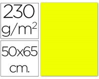 Cartulina de color fluorescente 50 x 65 cm 230 g - unidad
