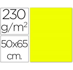 Cartulina de color fluorescente 50 x 65 cm 230 g - unidad