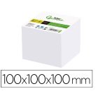 Taco papel liderpapel encolado blanco 1000 hojas 100x100x100 mm 80 g