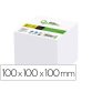 Taco papel liderpapel encolado blanco 1000 hojas 100x100x100 mm 80 gr