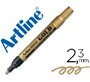 Rotulador artline marcador permanente tinta metalica ek-900 oro punta redonda 2.3 mm