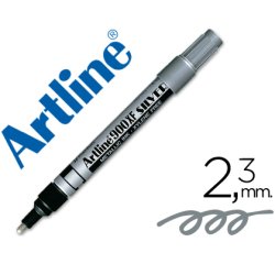 Rotulador artline marcador permanente tinta metalica ek-900 plata punta redonda 2.3 mm